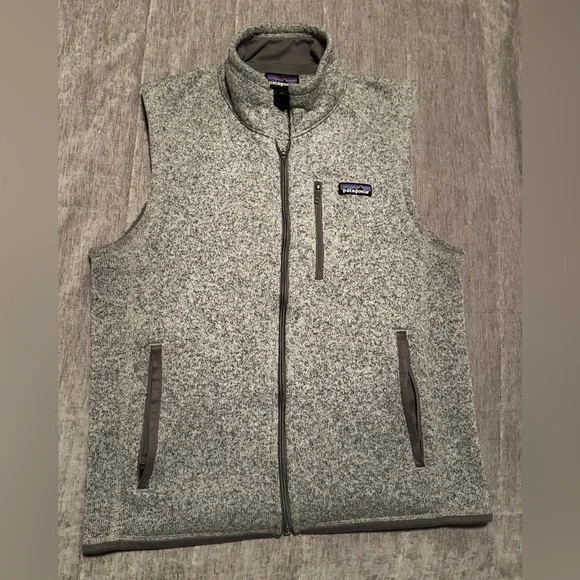 Patagonia Men's Heather Gray Better Sweater Vest - Picture 2 of 11